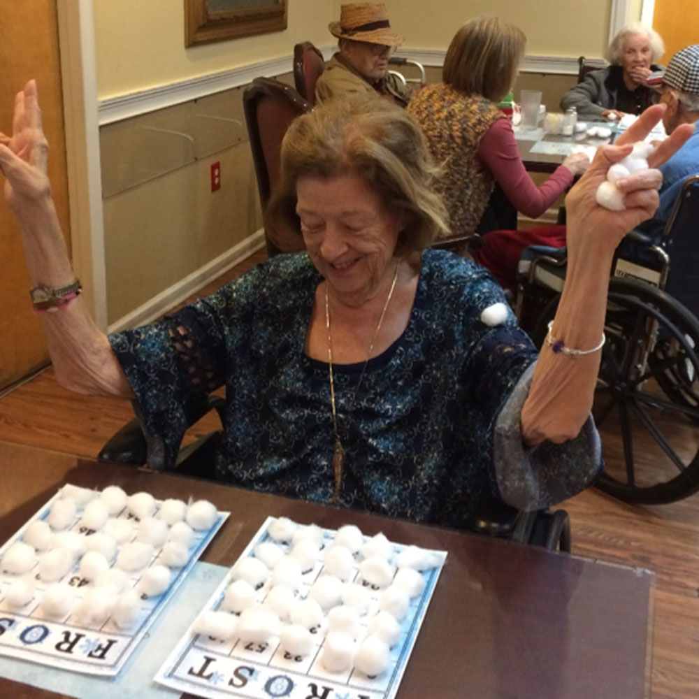 Grace resident at Angels for the Elderly
