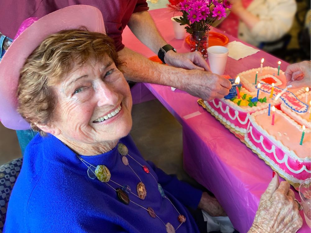 Fairview Park | Resident celebrating birthday