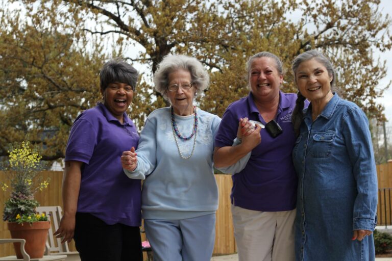 Atlas Senior Living | Senior women with caregivers