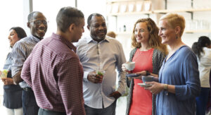 Legacy Reserve at Fairview | Group of people standing together and talking