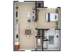 Legacy Reserve at Fairview | One Bedroom ADA