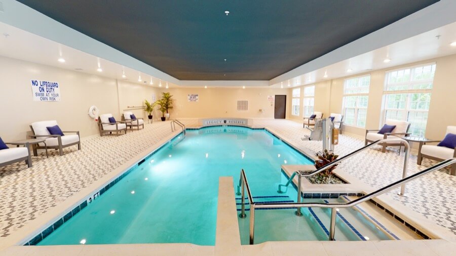 Heated Pool Acuatic Center | Legacy Reserve at Fairview Park