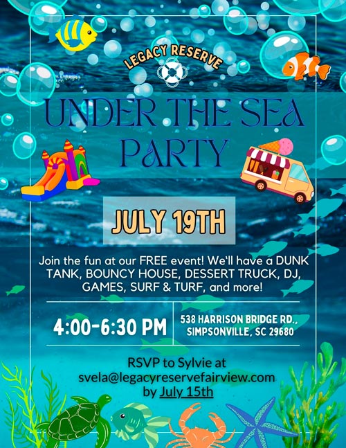 Under the Sea Party | Legacy Reserve at Fairview Park