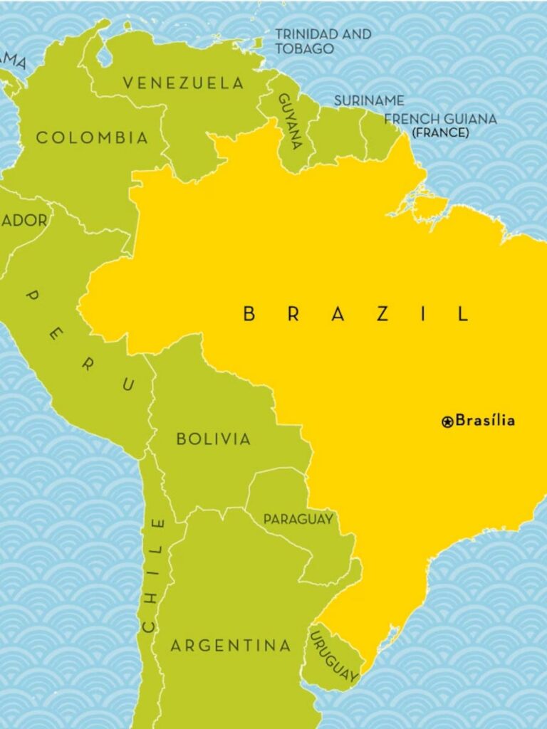 Brazil Country Map