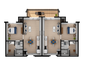 Legacy Reserve at Fairview | Double Apartment Floor Plan