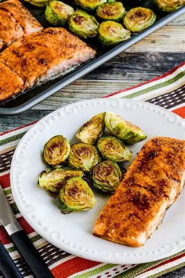Salmon & Shaved Brussels