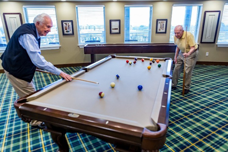 Legacy Reserve at Fritz Farm | Residents Playing Pool