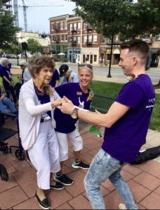 Legacy Reserve Fritz farm Elder woman dancing Lexington Kentucky