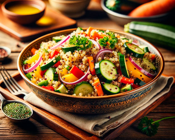 Quinoa and Roasted Vegetable Salad