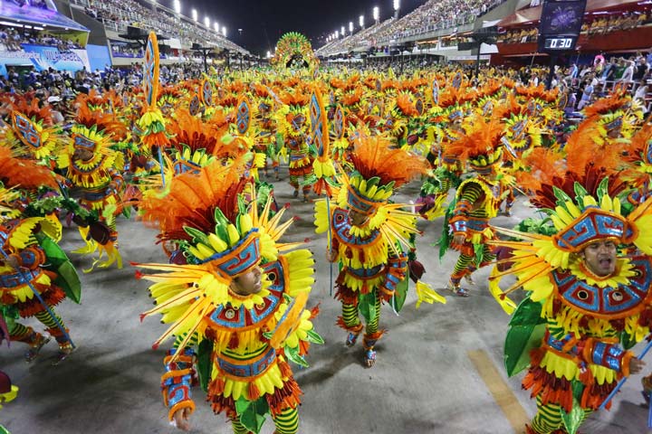 The Samba Dance in Brazil