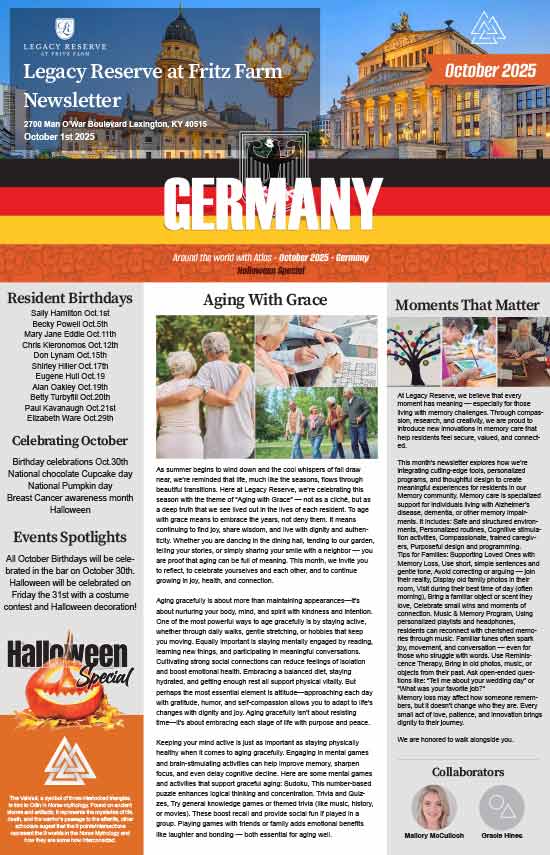 October 2025 Newsletter