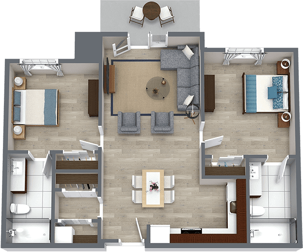 Independent Living Floor Plan | Legacy Reserve at Old Town