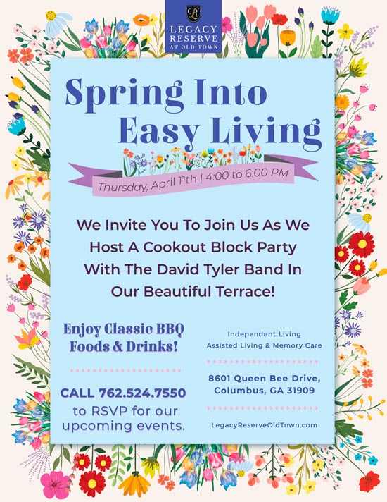 Spring into easy living