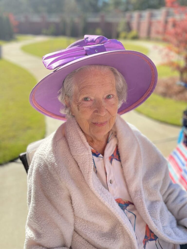 A Lady and Her Hat