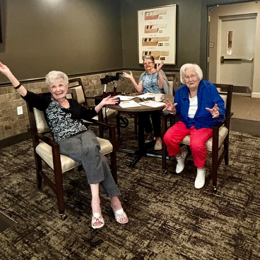 Happy Senior Living Enjoying Time