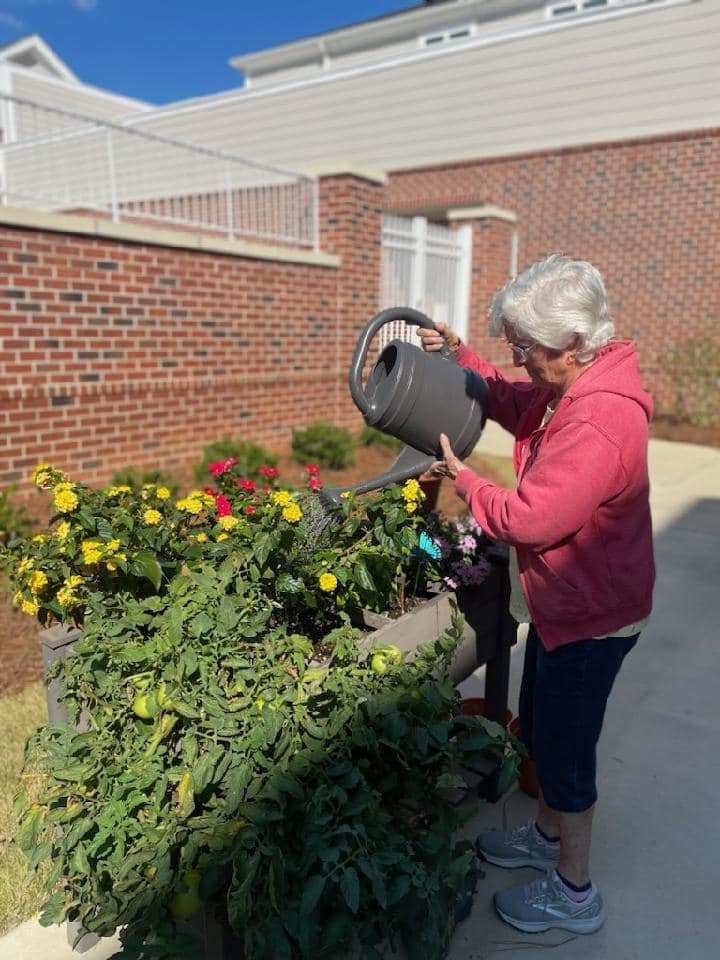 Senior activities garden
