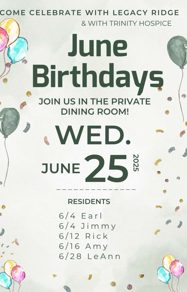June Birthdays!
