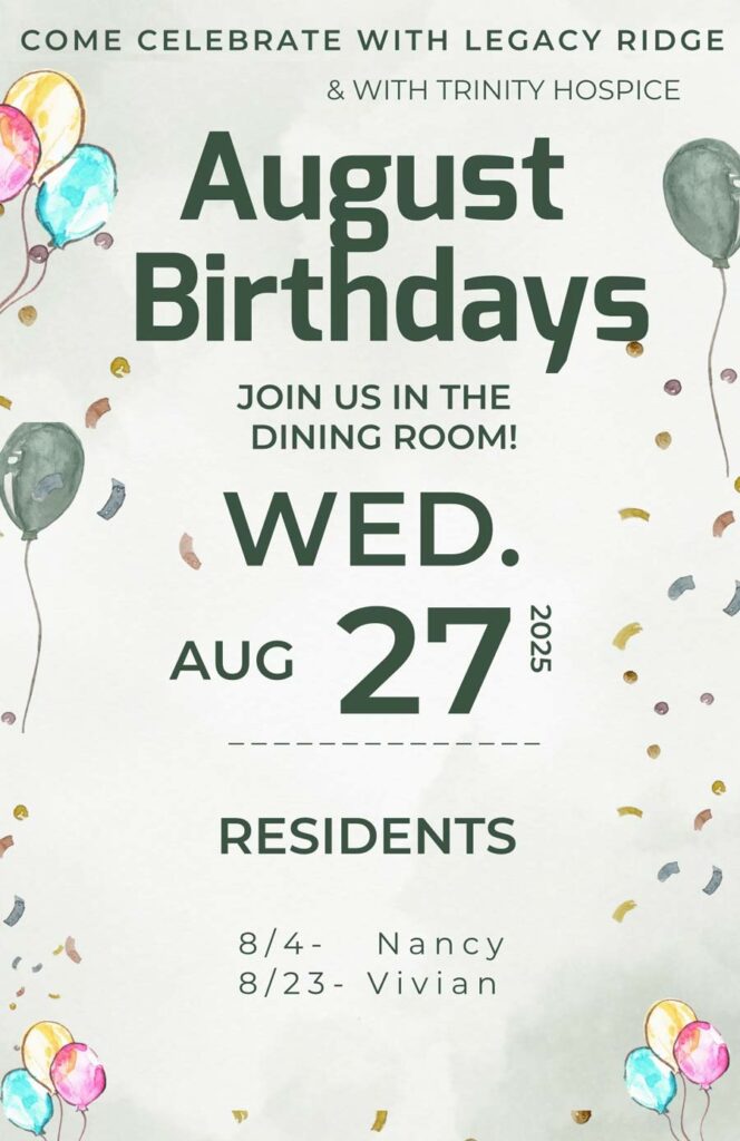 August Birthdays