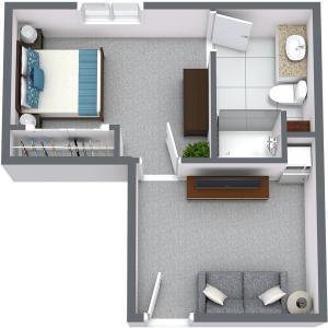 Legacy Ridge at Neese Road | One Bedroom A