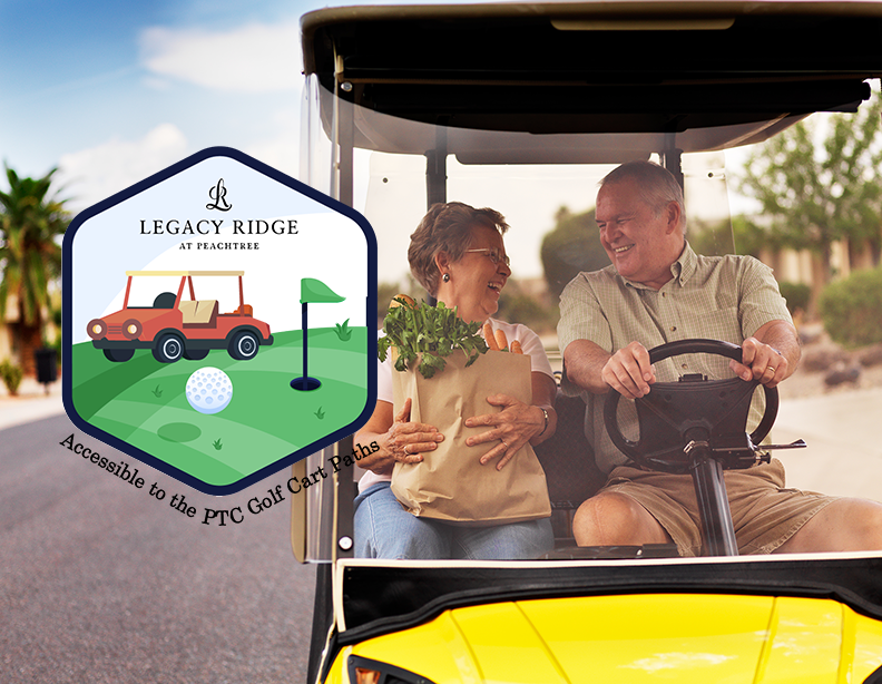 Golf Course Cart Legacy Ridge At Peachtree