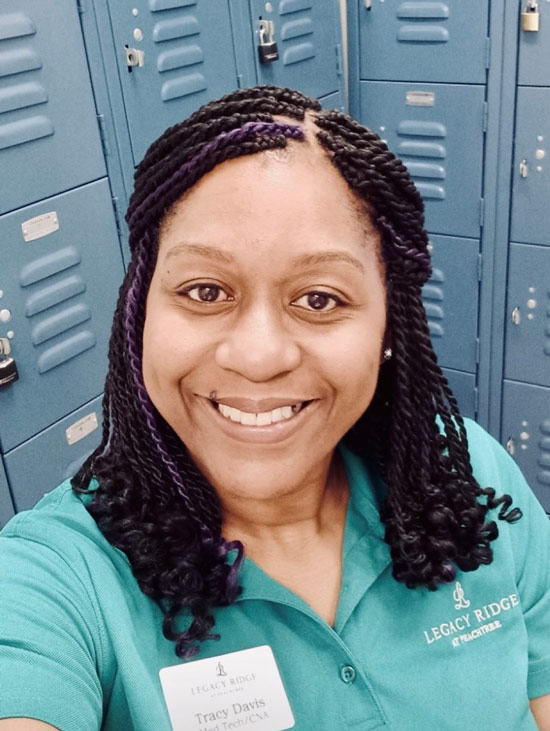 Tracy Davis, Associate of the Month September 2023 | Legacy Ridge at Peachtree
