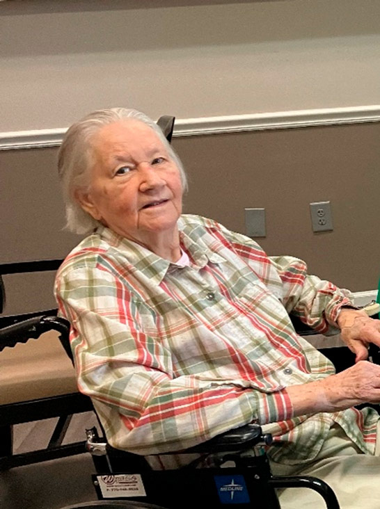 Mildred "Jean" Halloway, Resident of the Month December 2023 | Legacy Ridge at Sandy Plains