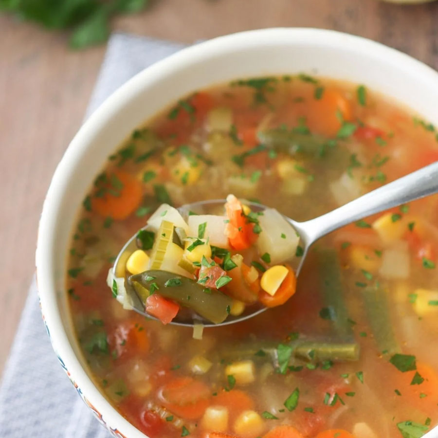 English Garden Vegetable Soup