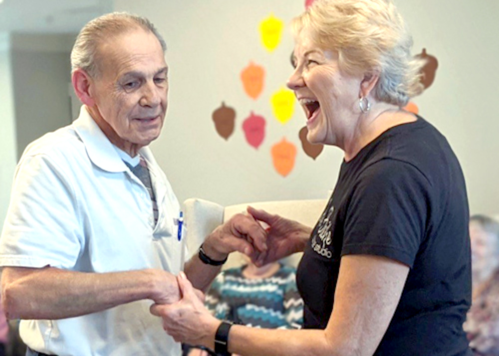 Legacy at Savannah Quarters senior couple dancing