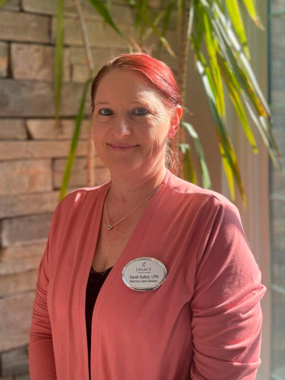 Sarah Sutton, Memory Care Coordinator | Legacy at Savannah Quarters