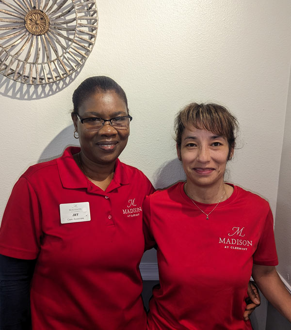 Jay Palmer and Shirley Losek, Associates of the Month December 2023 | Madison at Clermont