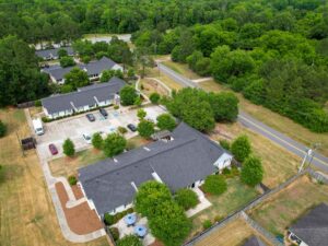 Madison Heights Evans | Aerial view of all buildings