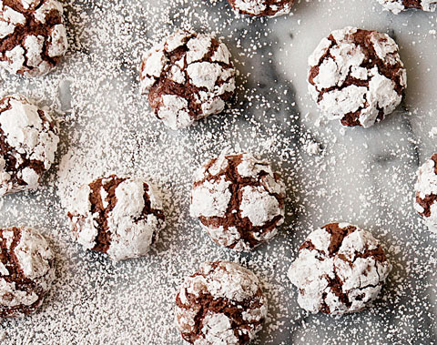 Melty Chocolate-Truffle Cookies