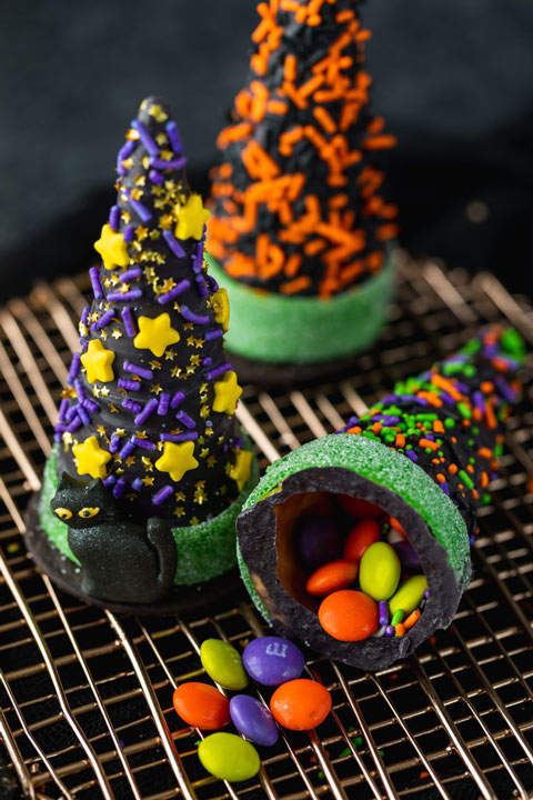 Candy Filled Witch Hats