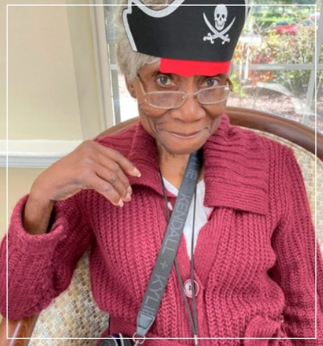 Senior With a Pirate Custome