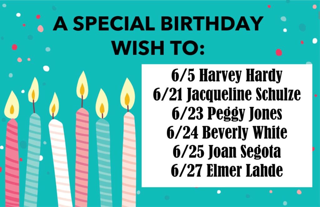 June Birthday Celebrations