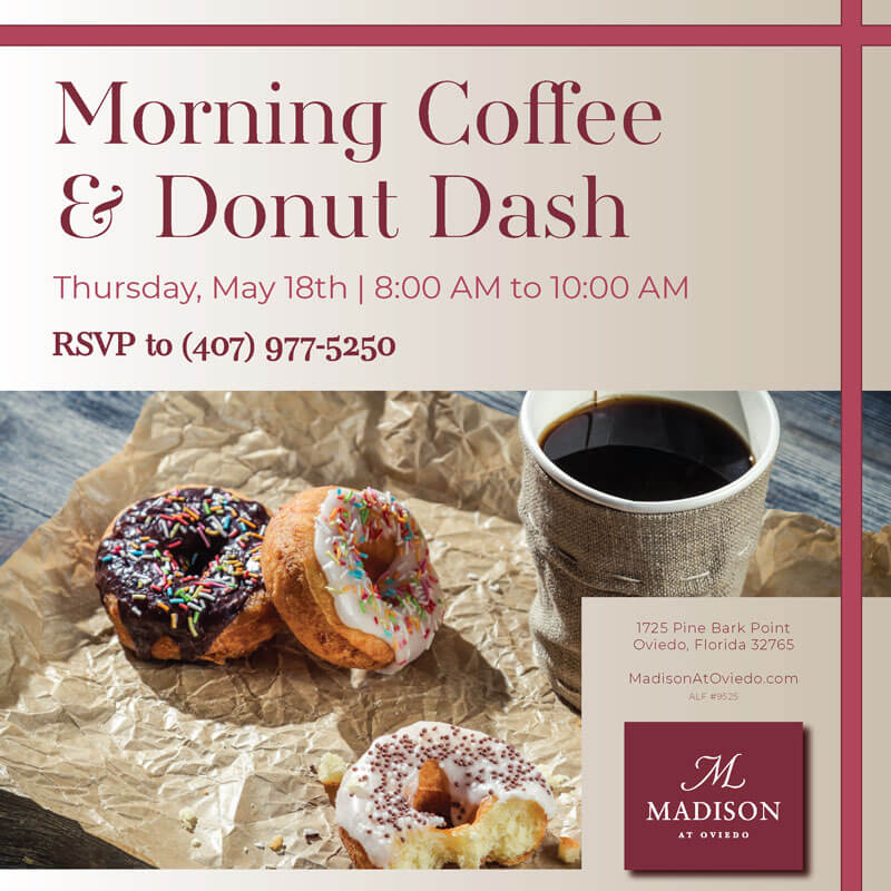 Social Coffee and Donut Dash | Madison at Oviedo