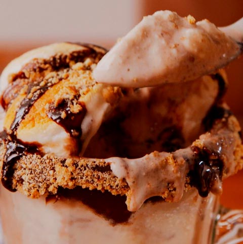 Bailey's S'mores Floats