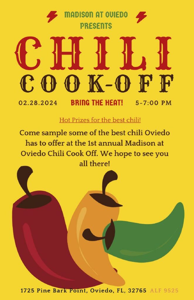 Chilli Cook-off | Madison at Oviedo
