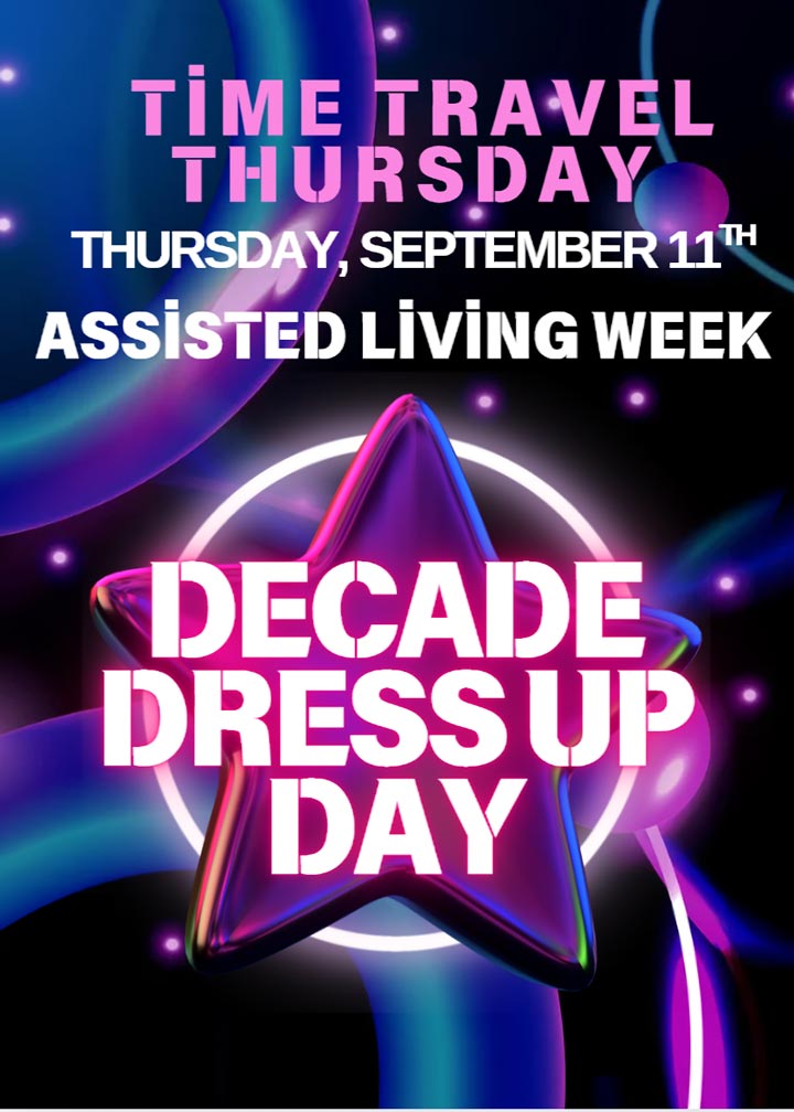 Decade Dress Up Day - Time Travel Thursday