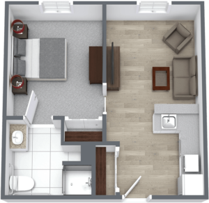 Assisted Living Floor Plan | Madison at The Range