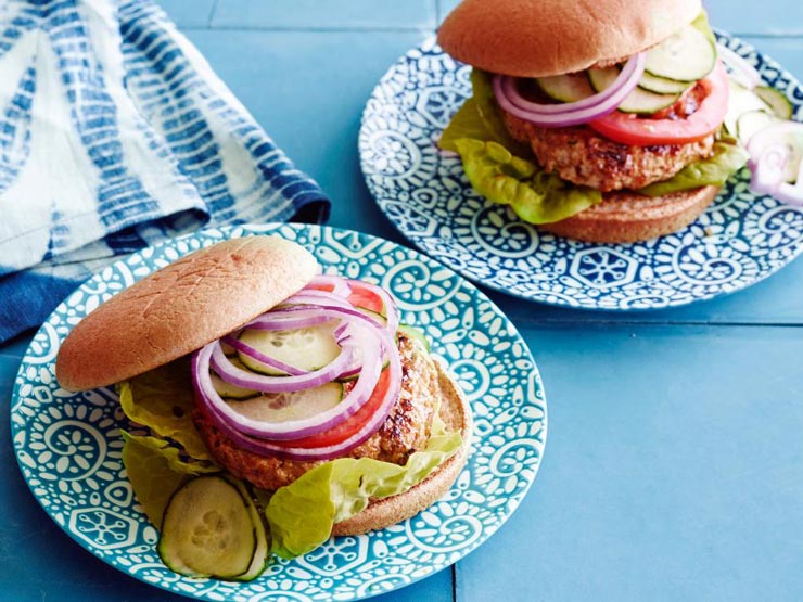 Sweet and Tangy Chicken Burgers