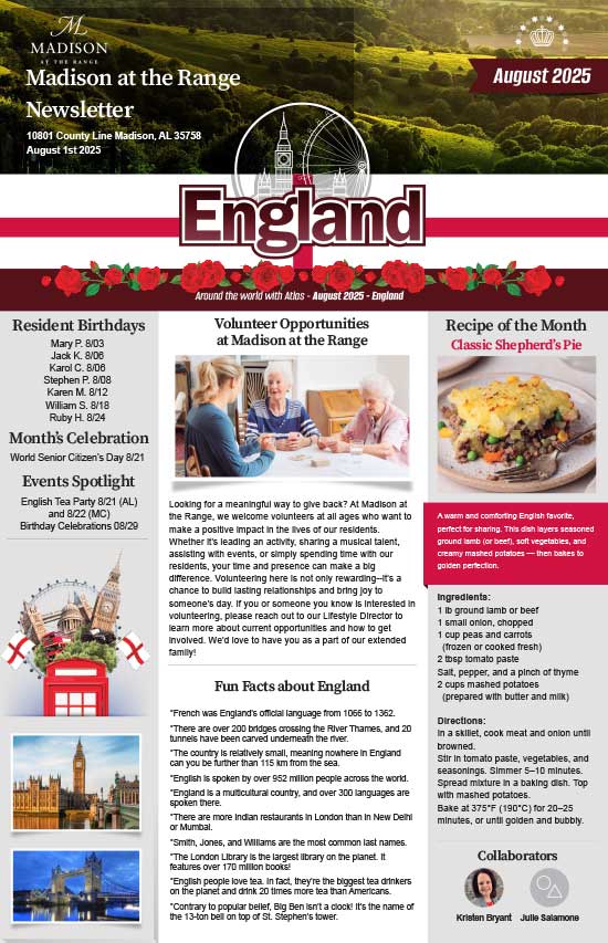 August 2025 Newsletter