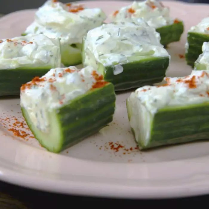 Cream Cheezy Cucumber Bites