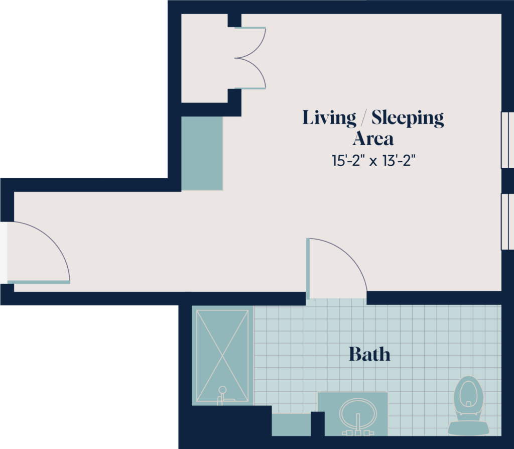 Memory Care Studio | ST.2 | 374 sq. ft.