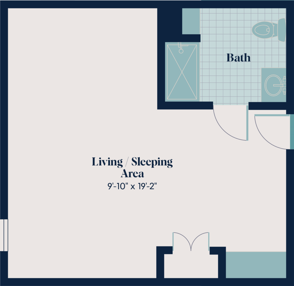 Memory Care Studio | ST.6 | 560 sq. ft.