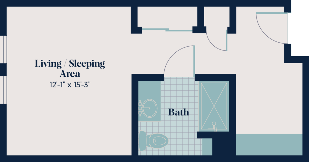 Memory Care Studio | ST.9 | 416 sq. ft.