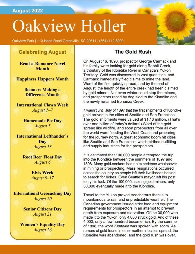 Oakview-park-newsletter-cover