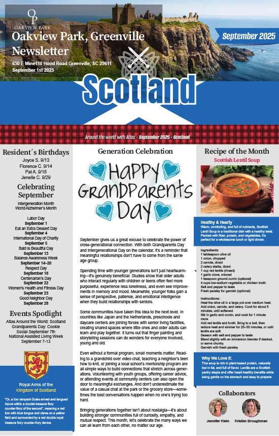 September 2025 Newsletter