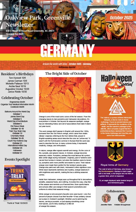 October 2025 Newsletter