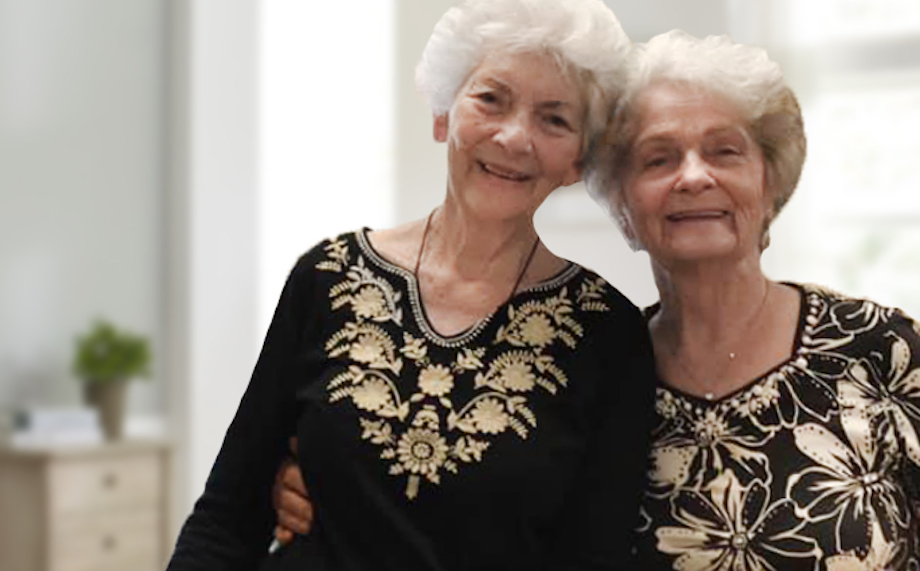 Smiling elderly residents at Spring Park in Travelers Rest, SC